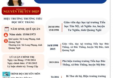 TIỂU SỬ TÓM TẮT NGƯỜI ỨNG CỬ ĐẠI BIỂU HĐND XÃ LONG PHỤNG KHÓA 11 HIỆN ĐANG CÔNG TÁC TẠI TRƯỜNG