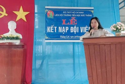 LỄ KẾT NẠP NHI ĐỒNG VÀO ĐỘI TNTP HỒ CHÍ MINH